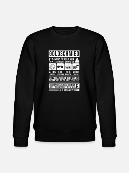 Goldschmied Spruch lustig - Stanley/Stella Unisex Bio-Sweatshirt CHANGER - Schwarz