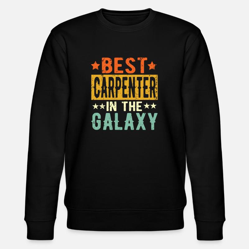 Best Handwerker ever Handwerker Geschenk - Stanley/Stella Unisex Bio-Sweatshirt CHANGER - Schwarz