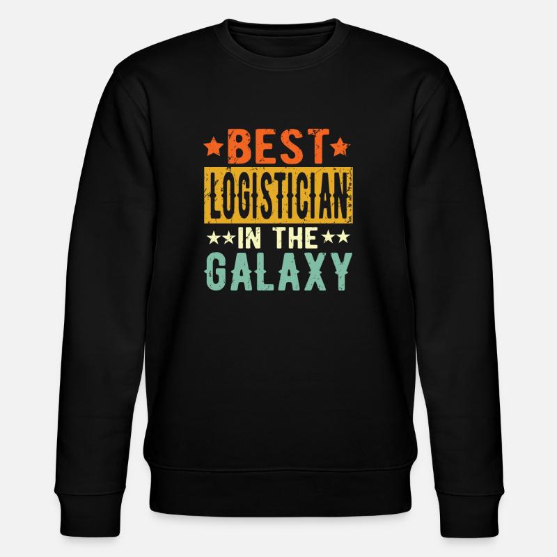 Best Logisticians ever Logisticians Gift - Stanley/Stella CHANGER Unisex Organic Sweatshirt - black