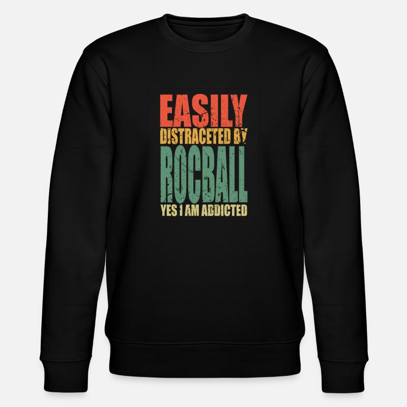 Rocball Dire Drôle - Sweat bio CHANGER Stanley/Stella Unisexe - noir