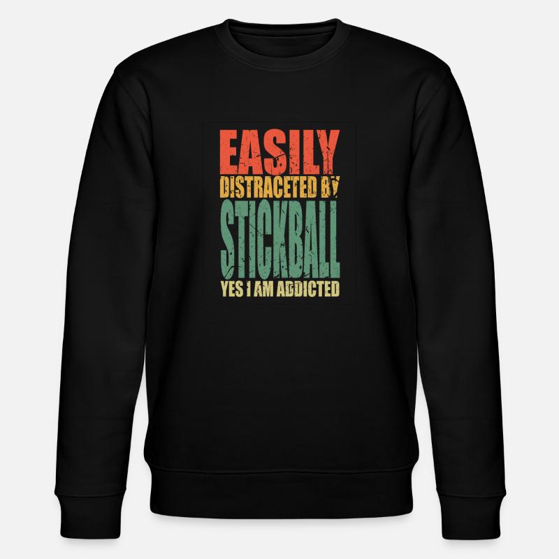 Stickball disant drôle - Sweat bio CHANGER Stanley/Stella Unisexe - noir
