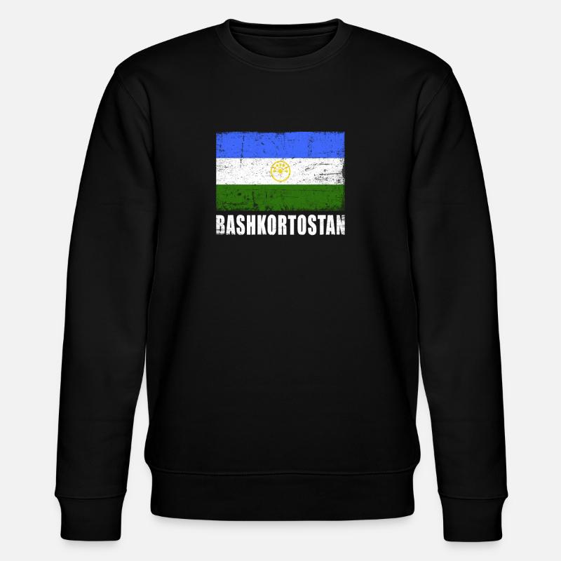 Bashkortostan Flagge - Stanley/Stella Unisex Bio-Sweatshirt CHANGER - Schwarz