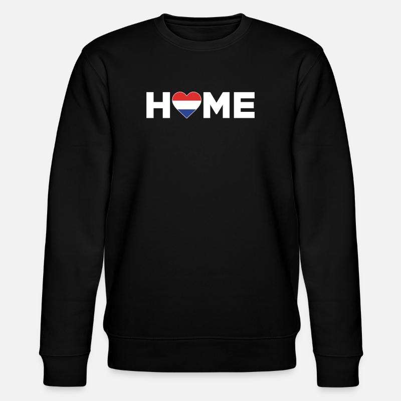 Pays-Bas Accueil Pays-Bas Drapeau - Sweat bio CHANGER Stanley/Stella Unisexe - noir