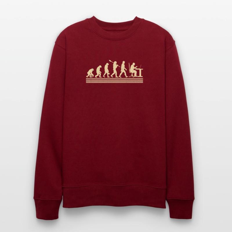 Evolution Of The Computer Programmer Stanley/Stella CHANGER Unisex Organic Sweatshirt