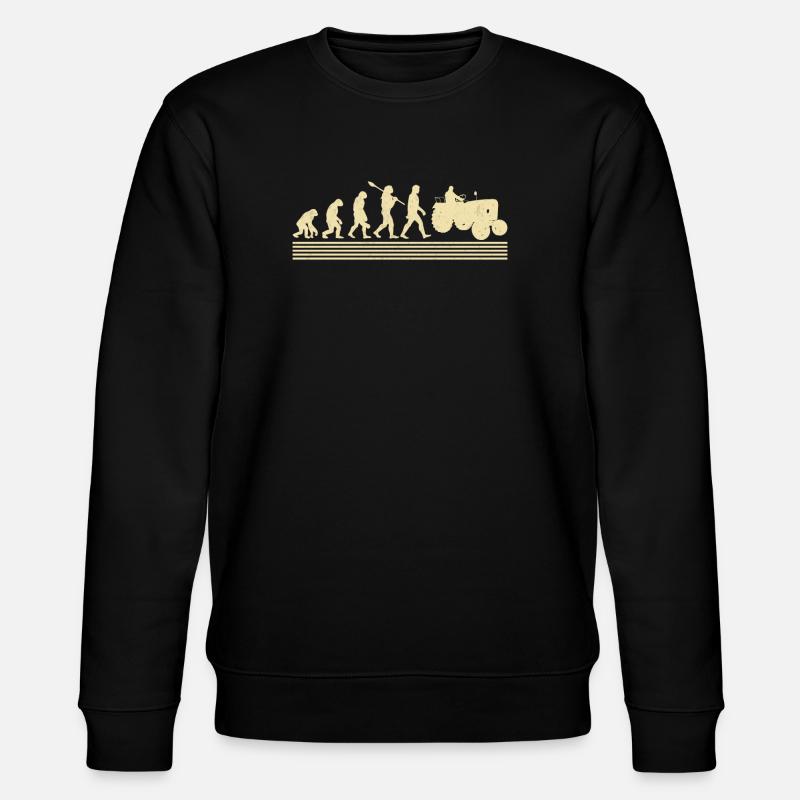 Évolution des agriculteurs - Sweat bio CHANGER Stanley/Stella Unisexe - noir