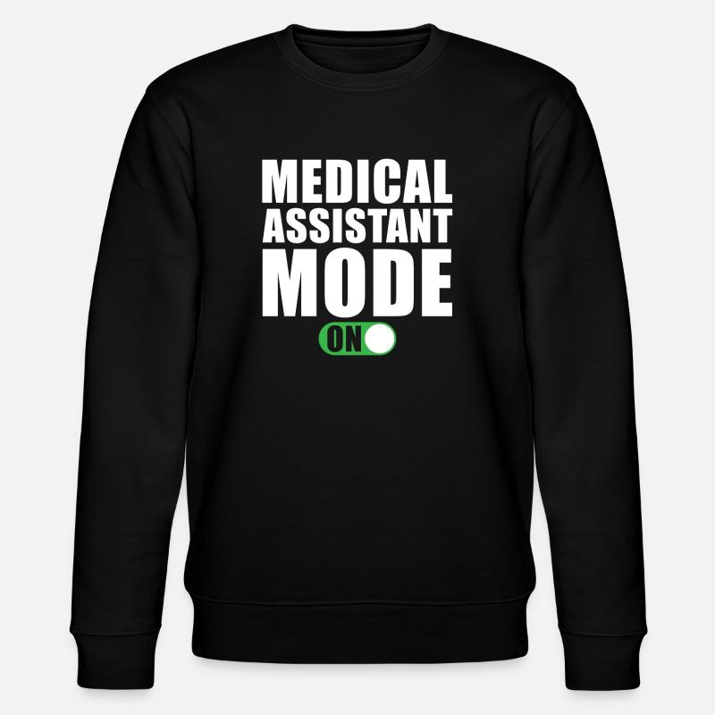 Medizinischer Assistent Modus An - Stanley/Stella Unisex Bio-Sweatshirt CHANGER - Schwarz