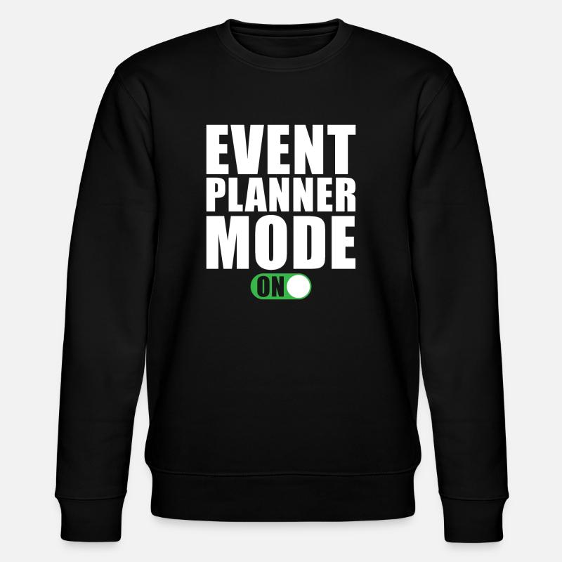 Event Scheduler Mode On - Stanley/Stella CHANGER Unisex Organic Sweatshirt - black