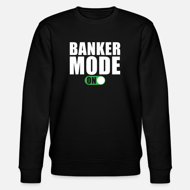 Mode Banquier activé - Sweat bio CHANGER Stanley/Stella Unisexe - noir