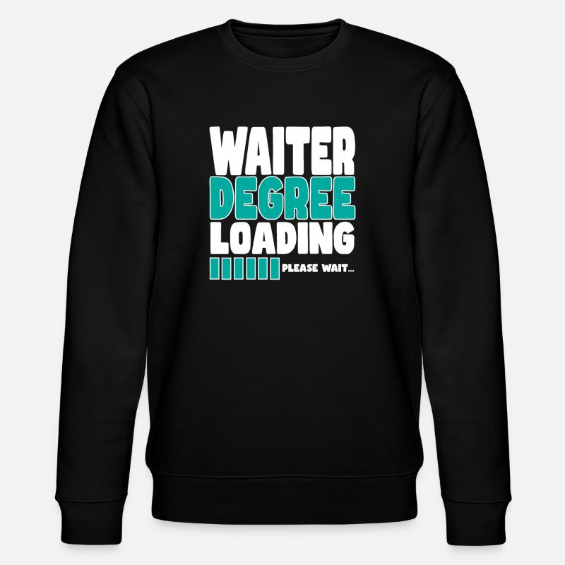 Waiter invites training - Stanley/Stella CHANGER Unisex Organic Sweatshirt - black