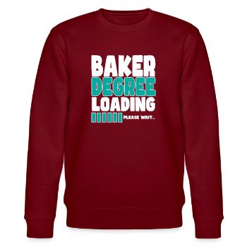 Baker invite à la formation - Sweat bio CHANGER Stanley/Stella Unisexe - bordeaux - Devant - Nik (191cm) & Marisol (170cm)