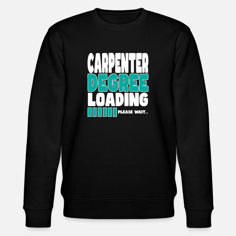 Carpenter invites training - Stanley/Stella CHANGER Unisex Organic Sweatshirt - black