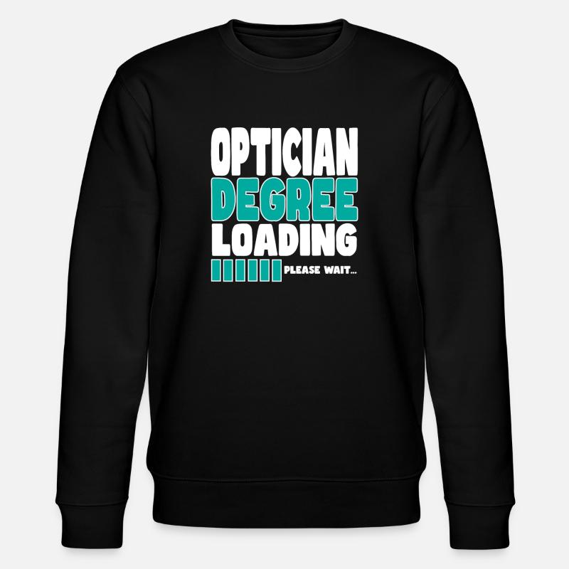 Optician invites training - Stanley/Stella CHANGER Unisex Organic Sweatshirt - black