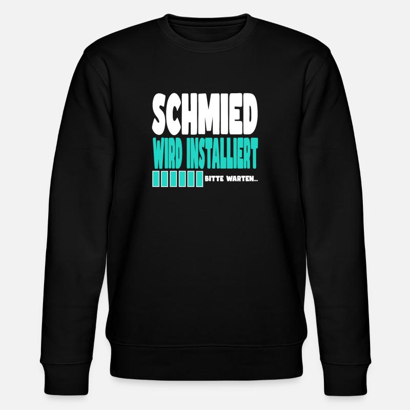 Schmied wird installiert - Stanley/Stella Unisex Bio-Sweatshirt CHANGER  - Schwarz