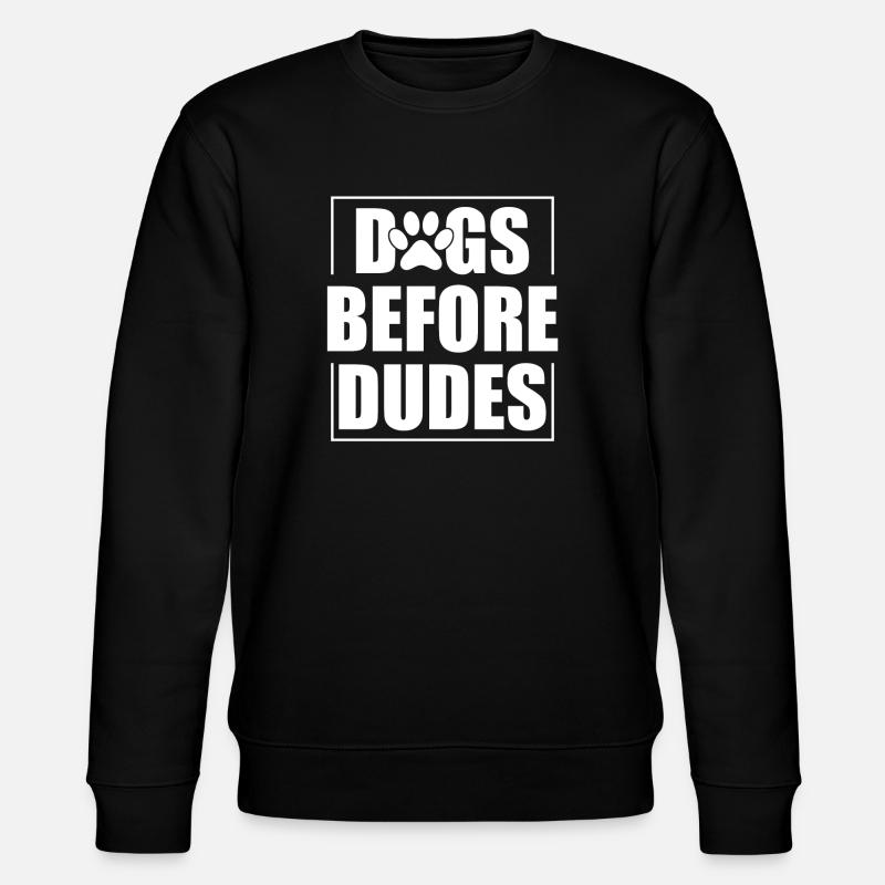 Chiens devant les gars - Sweat bio CHANGER Stanley/Stella Unisexe - noir