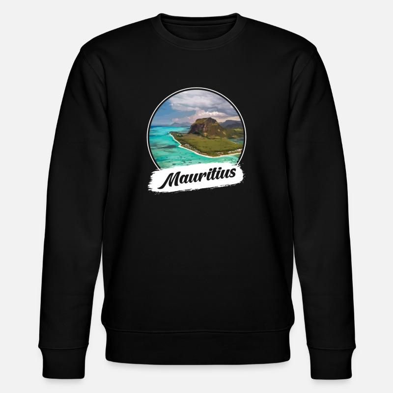 Souvenir de l’île Maurice - Sweat bio CHANGER Stanley/Stella Unisexe - noir