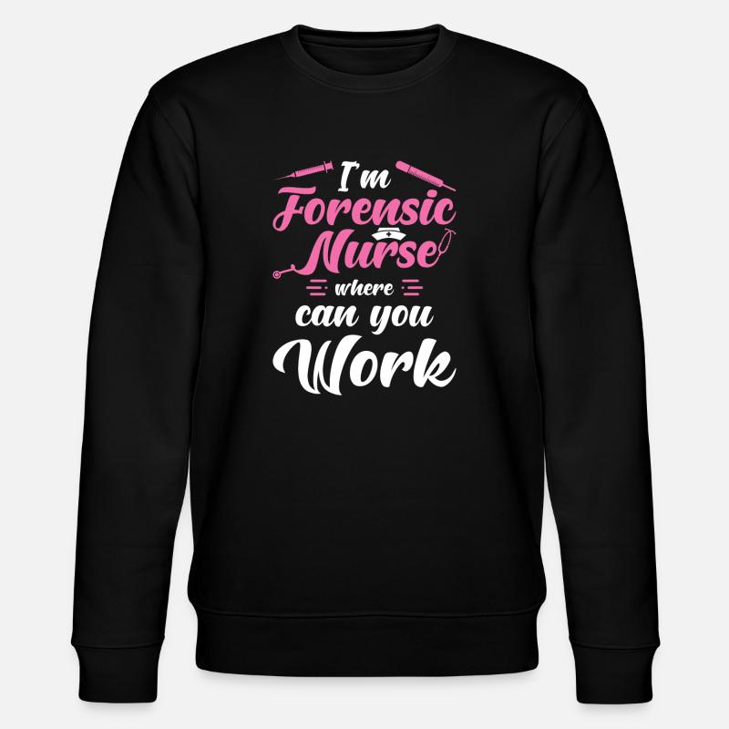 Forensische Krankenschwester - Stanley/Stella Unisex Bio-Sweatshirt CHANGER  - Schwarz