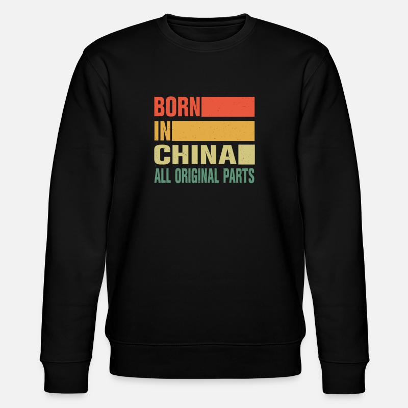 Né en Chine - Sweat bio CHANGER Stanley/Stella Unisexe - noir