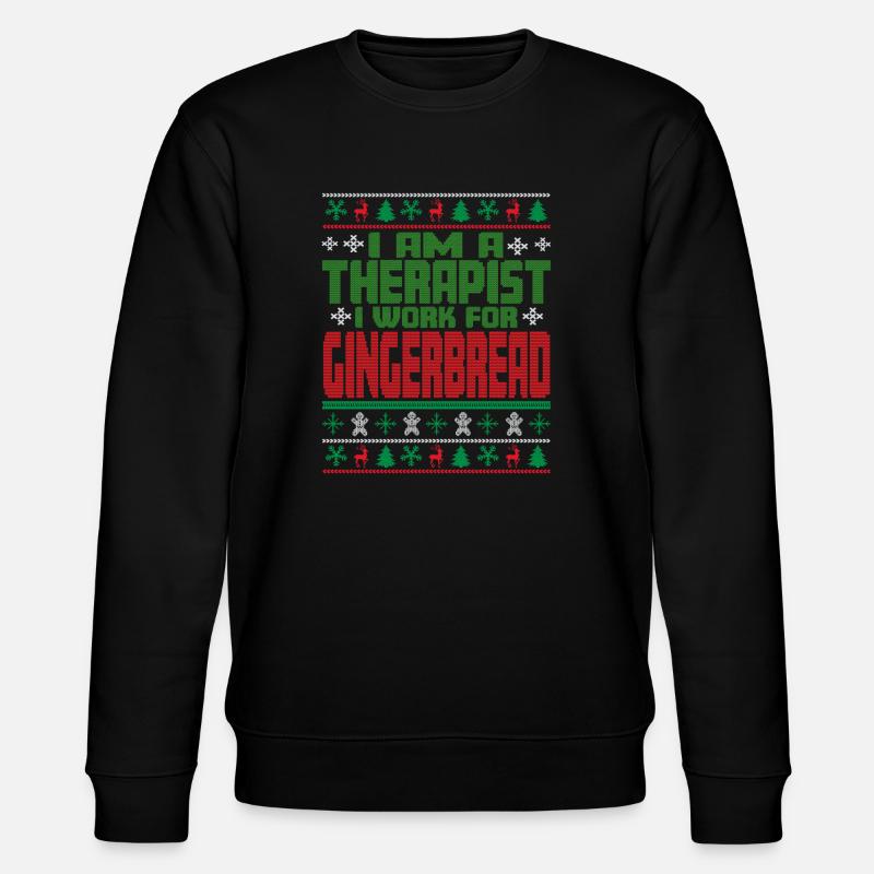 Thérapeute Dicton de Noël - Sweat bio CHANGER Stanley/Stella Unisexe - noir