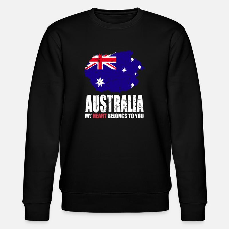 Drapeau de l’Australie - Sweat bio CHANGER Stanley/Stella Unisexe - noir