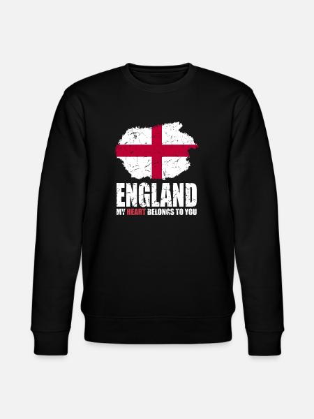 Drapeau de l’Angleterre - Sweat bio CHANGER Stanley/Stella Unisexe - noir
