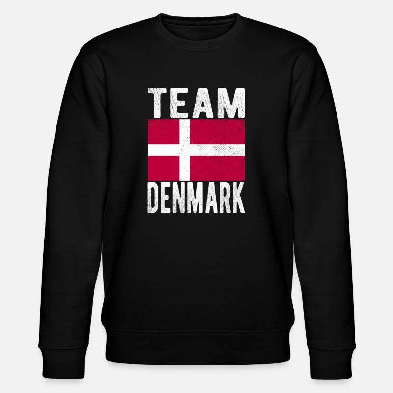 Drapeau du Danemark - Sweat bio CHANGER Stanley/Stella Unisexe - noir