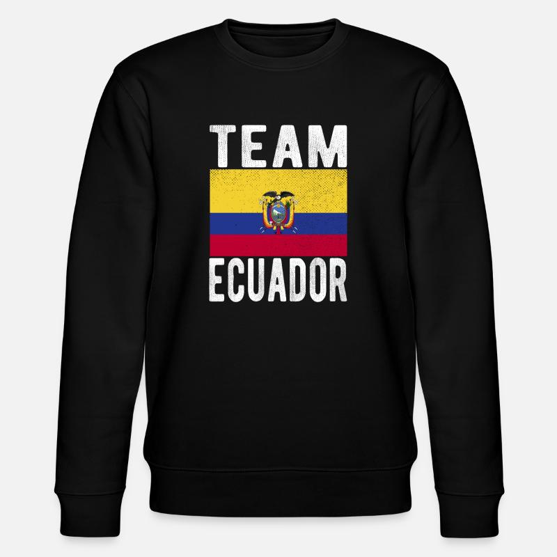 Drapeau de l’Équateur - Sweat bio CHANGER Stanley/Stella Unisexe - noir