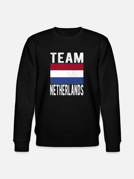 Netherlands flag - Stanley/Stella CHANGER Unisex Organic Sweatshirt - black