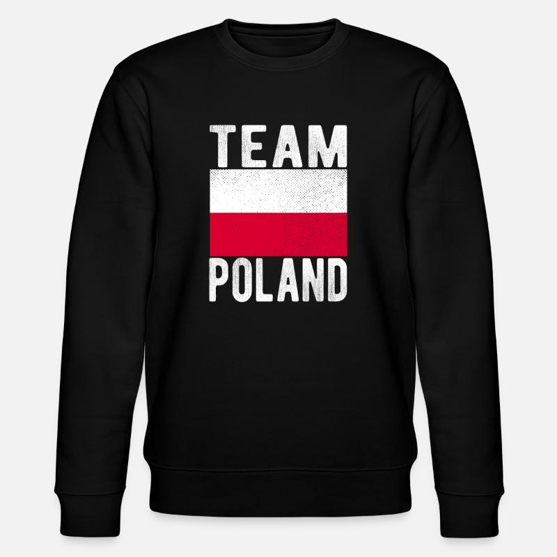 Drapeau de la Pologne - Sweat bio CHANGER Stanley/Stella Unisexe - noir
