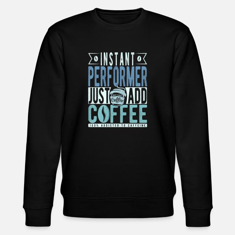 Café d’artiste Dicton - Sweat bio CHANGER Stanley/Stella Unisexe - noir