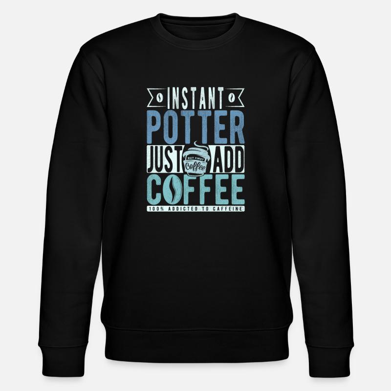 café dicton - Sweat bio CHANGER Stanley/Stella Unisexe - noir