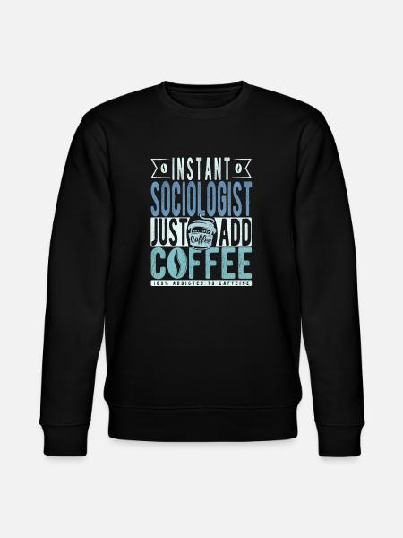 Café du sociologue - Sweat bio CHANGER Stanley/Stella Unisexe - noir