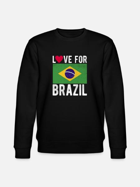 Brazil Souvenir - Stanley/Stella CHANGER Unisex Organic Sweatshirt - black