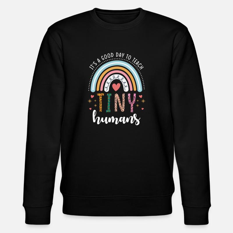 Primary school teacher rainbow - Stanley/Stella CHANGER Unisex Organic Sweatshirt - black