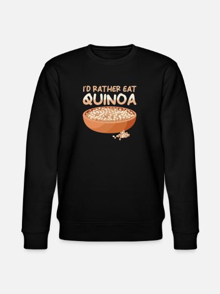 Dicton du quinoa - Sweat bio CHANGER Stanley/Stella Unisexe - noir