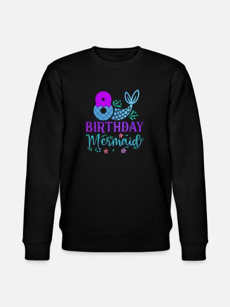 8e anniversaire Sirène - Sweat bio CHANGER Stanley/Stella Unisexe - noir