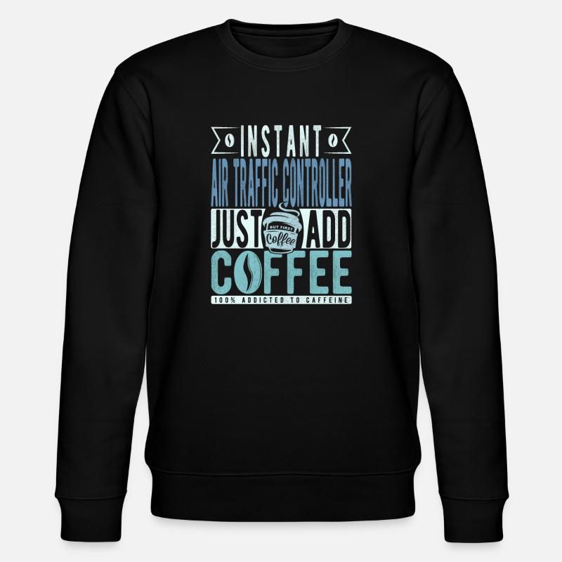 Dicton de café Buchalter - Sweat bio CHANGER Stanley/Stella Unisexe - noir