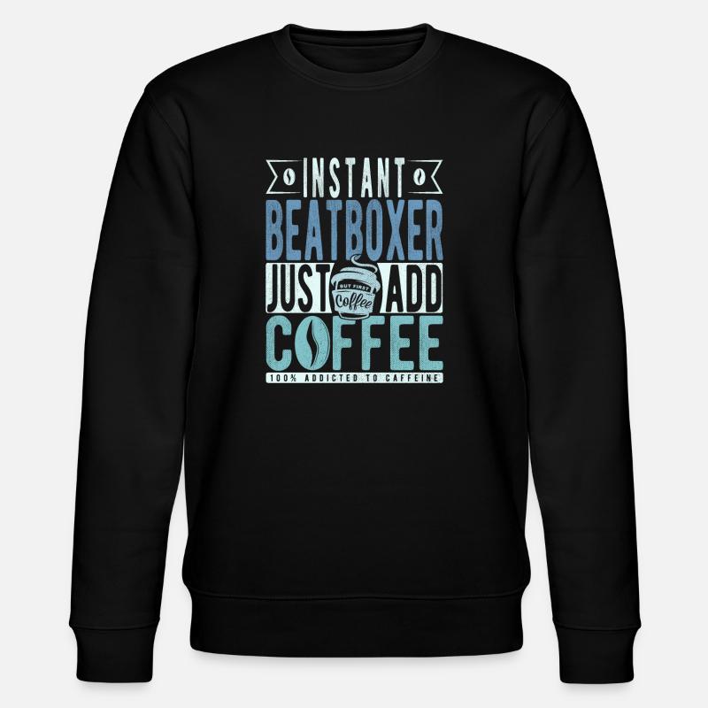 Buchalter coffee saying - Stanley/Stella CHANGER Unisex Organic Sweatshirt - black