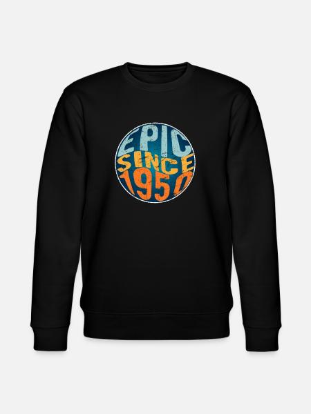 Epic since 1950 - Stanley/Stella CHANGER Unisex Organic Sweatshirt - black