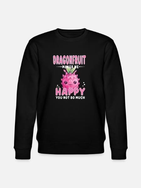 Drachfrucht Kawaii - Stanley/Stella Unisex Bio-Sweatshirt CHANGER  - Schwarz