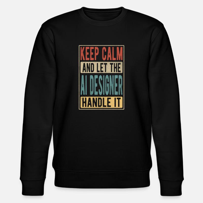 Ki Designer Cadeau Rétro - Sweat bio CHANGER Stanley/Stella Unisexe - noir