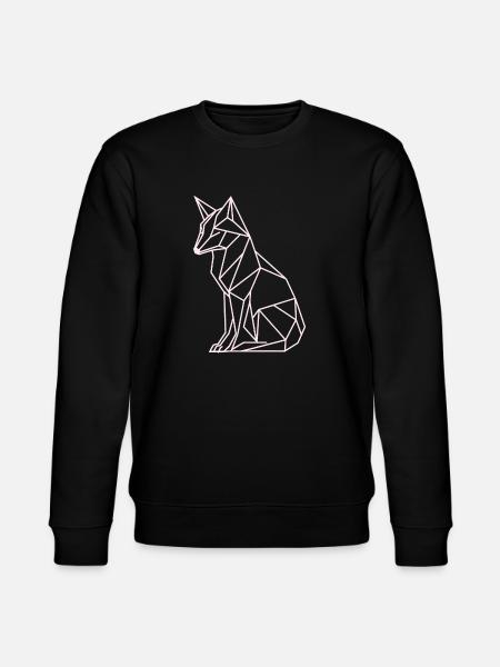 Lineart Polar Bear - Stanley/Stella CHANGER Unisex Organic Sweatshirt - black