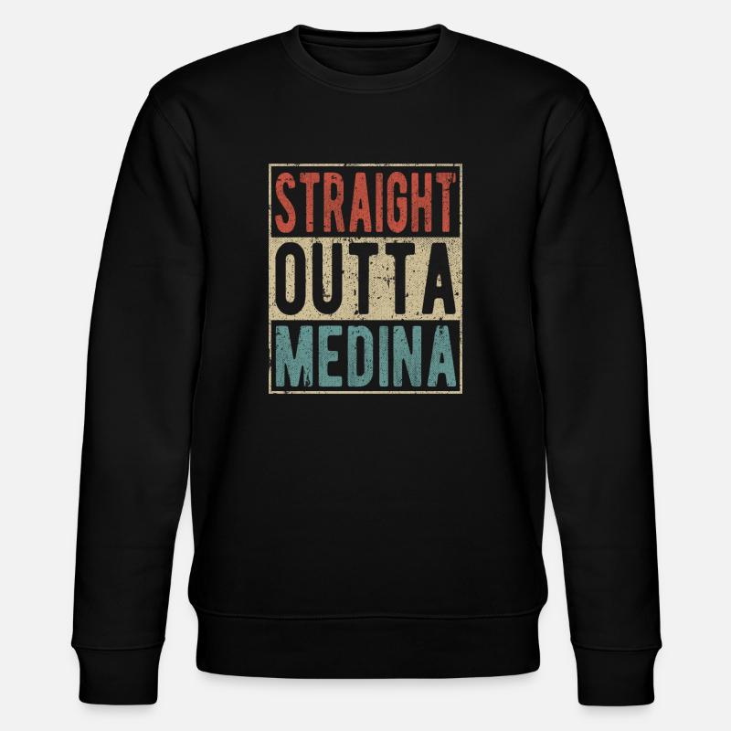Straight Outta Medina - Sweat bio CHANGER Stanley/Stella Unisexe - noir