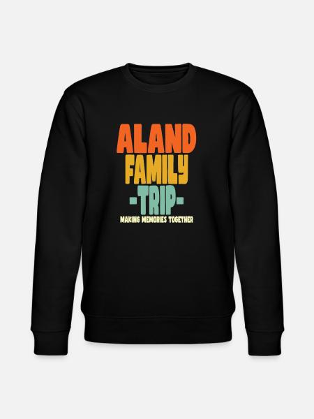 Aland Family Trip Holidays - Stanley/Stella CHANGER Unisex Organic Sweatshirt - black