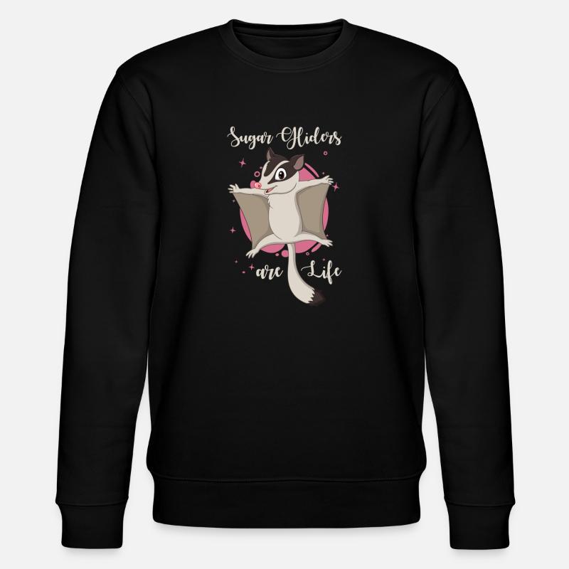 Sugar Glider Dicton - Sweat bio CHANGER Stanley/Stella Unisexe - noir