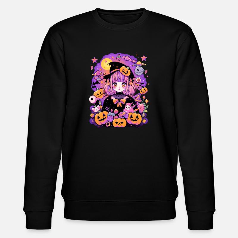 Manga Halloween - Stanley/Stella CHANGER Unisex Organic Sweatshirt - black