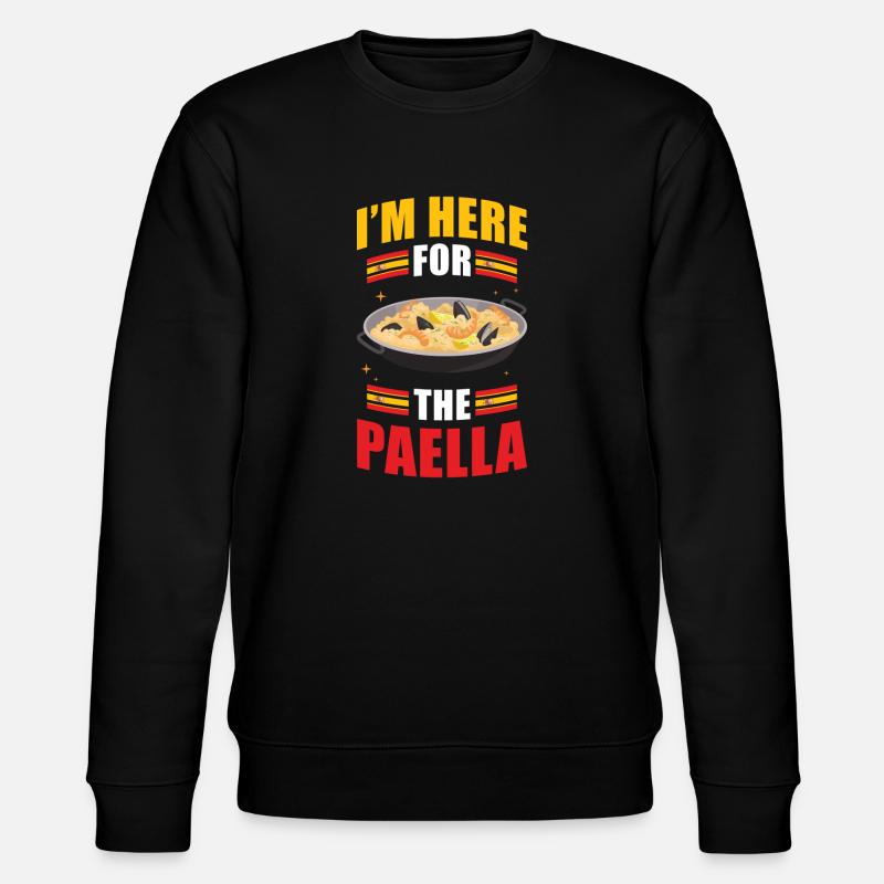 Paella Cuisine Espagnole Espagne Souvenir - Sweat bio CHANGER Stanley/Stella Unisexe - noir