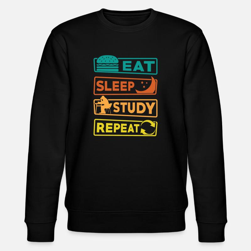 Student Study Learning Exam - Stanley/Stella CHANGER Unisex Organic Sweatshirt - black