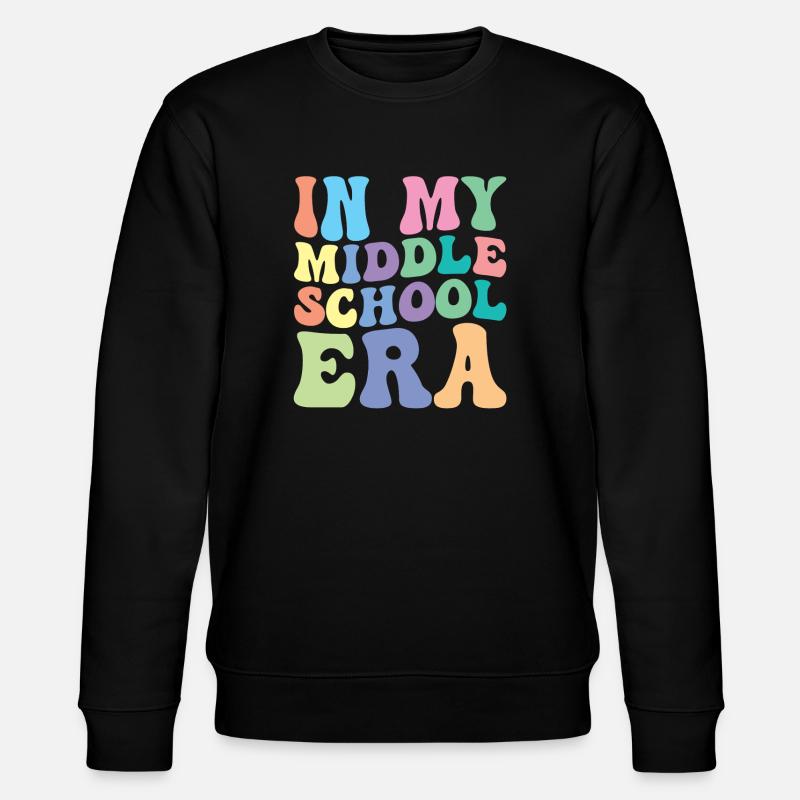 Realschule Retro Groovy Étudiant - Sweat bio CHANGER Stanley/Stella Unisexe - noir