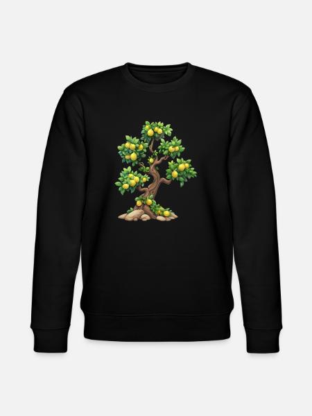 Lemon Tree, Natural Idyll, Refreshment - Stanley/Stella CHANGER Unisex Organic Sweatshirt - black