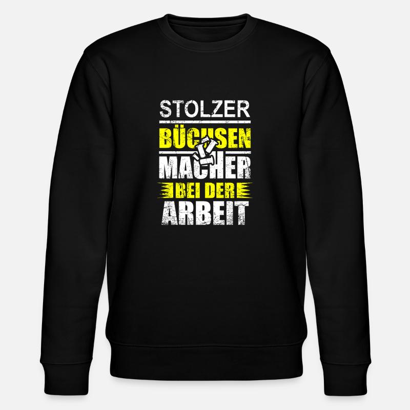 Büchsenmacher Spruch - Stanley/Stella Unisex Bio-Sweatshirt CHANGER - Schwarz